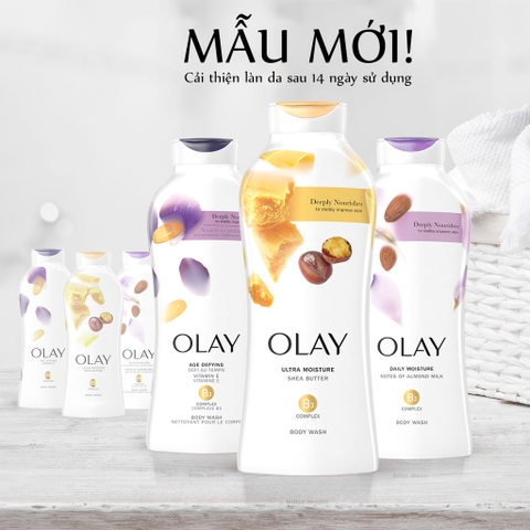 Sữa Tắm Olay Dưỡng Da Nhiều Mùi Hương 650ml