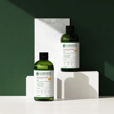 Nước Hoa Hồng Caryophy Portulaca Toner Ngừa Mụn Kiềm Dầu Giảm Thâm 300ml