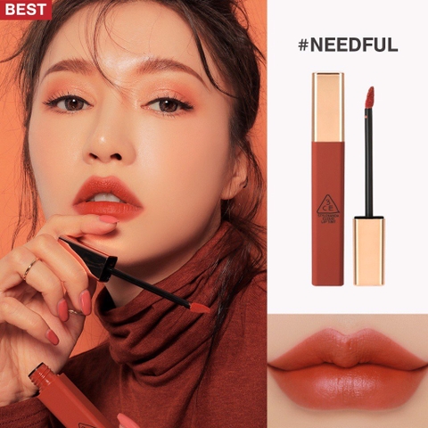 Son Kem Lì 3CE Mịn Màng Như Nhung Velvet Lip Tint 4g