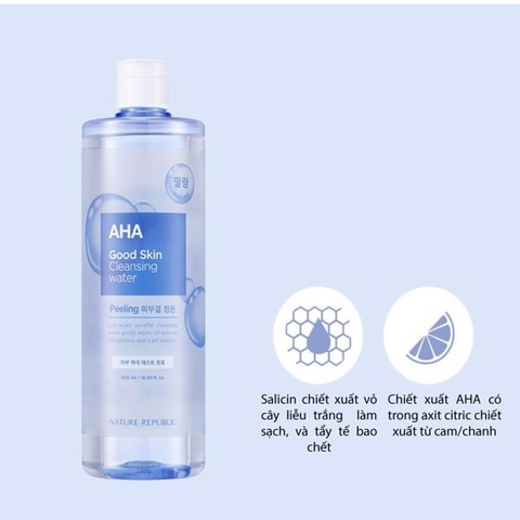 Nước Tẩy Trang Nature Republic Good Skin Ampoule Cleansing Water 500ml