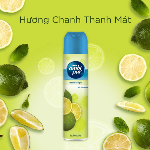 Xịt Phòng Ambi Pur Aerosol Hương Thơm Thư Giãn 300ml