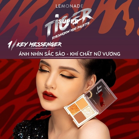 Phấn Mắt Lemonade Supertiger Tigereyes Palette 8.8g
