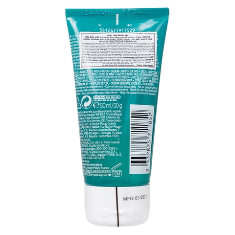 Combo La Roche Posay (Gel Rửa Mặt & Tắm Effaclar Micro Peeling 50ml+Kem Dưỡng Giảm Mụn Effaclar Duo(+) 40ml)