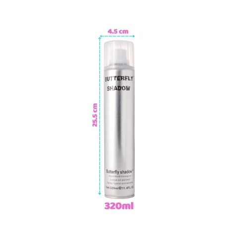 Gôm Xịt Tóc Butterfly Shadow Giữ Nếp Tóc