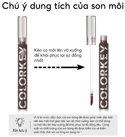 Son Gương Bóng Colorkey Airy Lip Mirror Series 1.7g