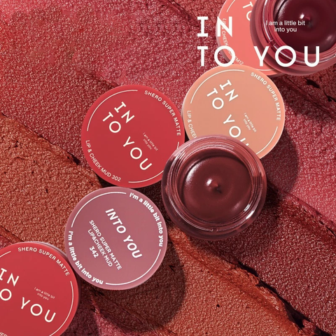 Son Kem Bùn & Má Hồng Into You Shero Super Matte Lip & Cheek Mud 5g