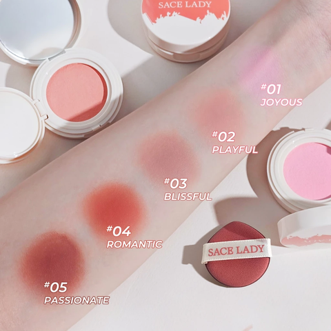 Phấn Má Hồng Sace Lady Màu Sắc Lâu Trôi 3g - #01 Joyous