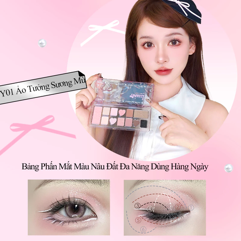 Bảng Phấn Mắt Veecci 11 Ô Ánh Ngọc Trai Lì Đa Chức Năng 9.3g
