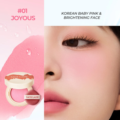 Phấn Má Hồng Sace Lady Màu Sắc Lâu Trôi 3g - #01 Joyous