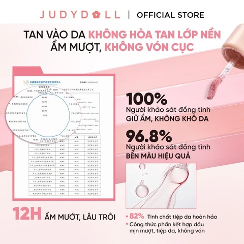 Má Hồng Kem Judydoll Blush Lotion Che Quầng Thâm 5g