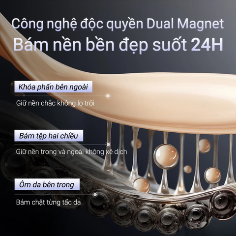 Kem Lót Dưỡng Ẩm Nam Châm Carslan Black 35g