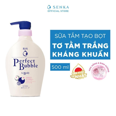 Sữa Tắm Dưỡng Ẩm Senka Hương Hoa Dịu Ngọt 500ml