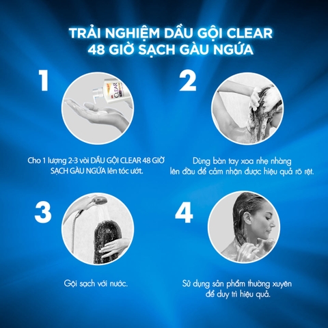 Dầu Gội Clear Sạch Gàu 410ml