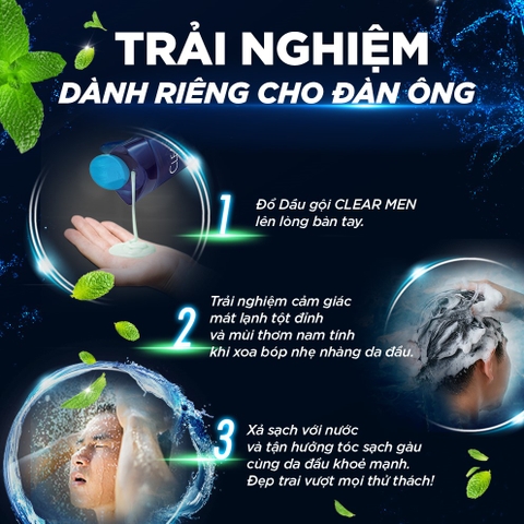Dầu Gội Clear Sạch Gàu 410ml