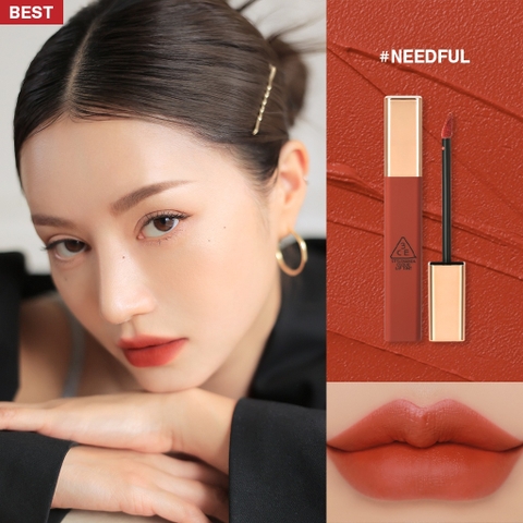 Son Kem Lì 3CE Mịn Màng Như Nhung Velvet Lip Tint 4g