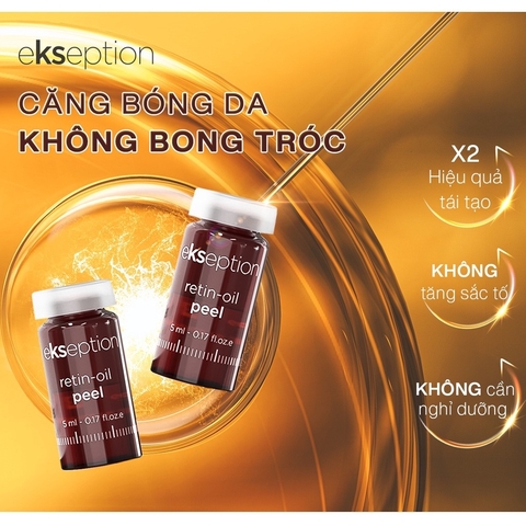 Tinh Chất Retin-Oil Peel Ekseption Căng Bóng, Trẻ Hóa, Trắng Sáng Da