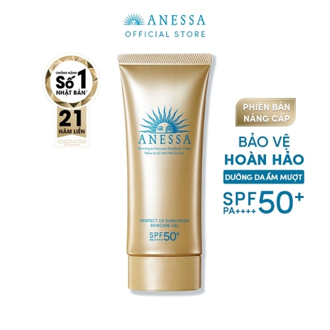 Gel Chống Nắng Anessa Dưỡng Ẩm Bảo Vệ Hoàn Hảo SPF50 PA+++ 90g