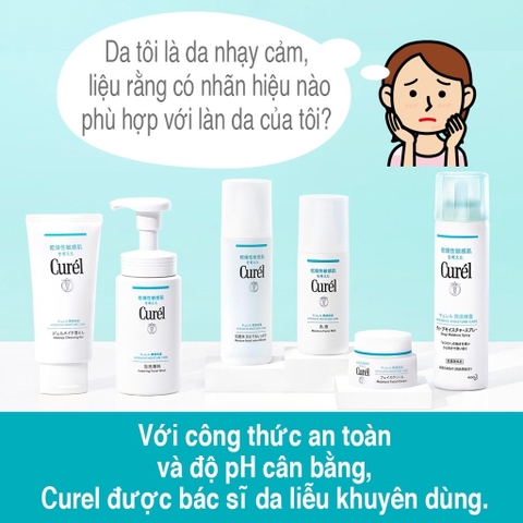 Gel Tẩy Trang Curél Intensive Moisture Care Cấp Ẩm Chuyên Sâu 130g