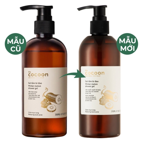 Gel Tắm Bí Đao Cocoon Làm Giảm Mụn Lưng 310ml