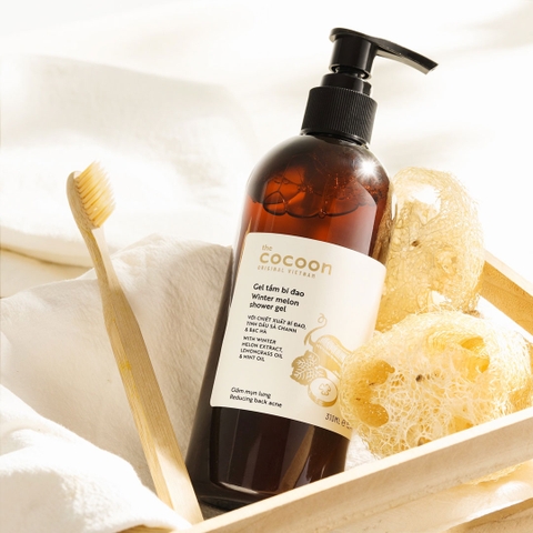 Gel Tắm Bí Đao Cocoon Làm Giảm Mụn Lưng 310ml