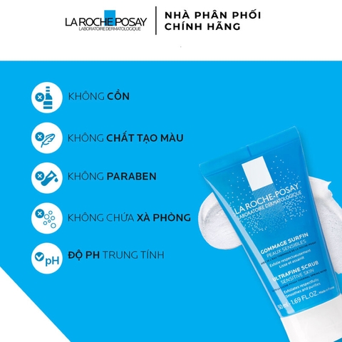 Gel Làm Sạch Tế Bào Chết La-Roche Posay Dành Cho Da Nhạy Cảm 50ml