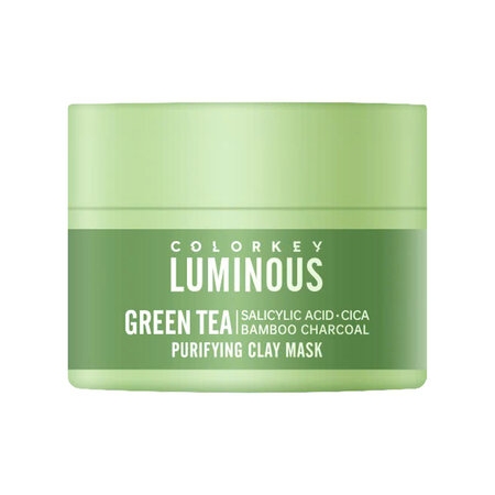 Mặt Nạ Bùn Colorkey Luminous Green Tea Purifying Clay Mask Trà Xanh Cho Da Dầu Mụn 60g