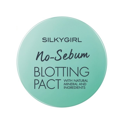 Phấn Phủ Khoáng Dạng Nén Silkygirl No-Sebum Blotting Pact Kiềm Dầu 7g