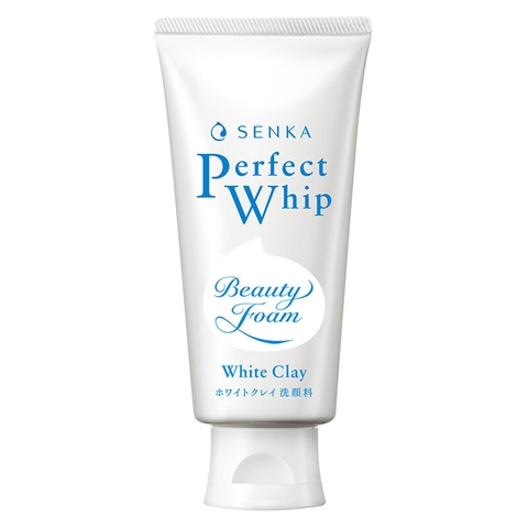 Sữa Rửa Mặt Senka Perfect White Clay Đất Sét Trắng Làm Đều Màu Da 120g