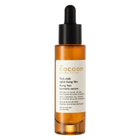 Tinh Chất Nghệ Hưng Yên Cocoon Turmeric Serum Sáng Da & Mờ Vết Thâm 30ml