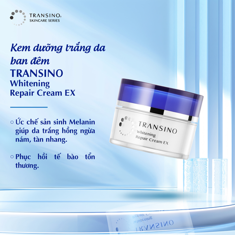 Kem Phục Hồi Dưỡng Trắng Da Transino Whitening Repair Cream EX 35g