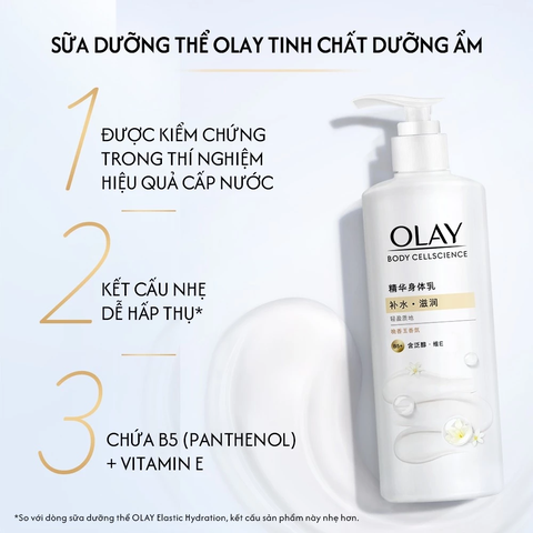 Sữa Dưỡng Thể Olay Sáng Da Với 5% Niacinamde & Vitamin C 260g