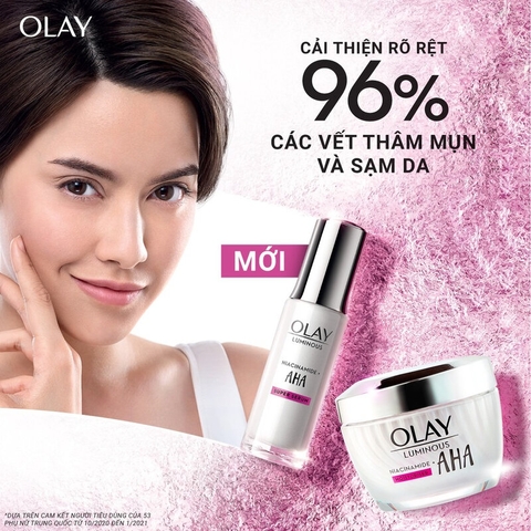 Kem Dưỡng Olay Niacinamide+AHA Tái Tạo & Ngừa Lão Hóa 50g