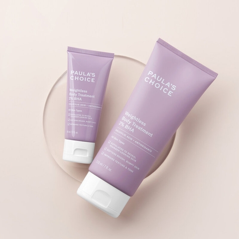 Kem Dưỡng Thể Paula's Choice Weightless Body Treatment 2% BHA Giảm Viêm Lỗ Chân Lông 210ml
