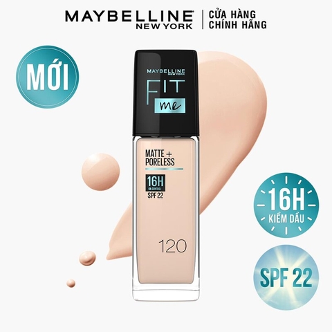 Kem Nền Maybelline Fitme Mịn Nhẹ Kiềm Dầu Chống Nắng 30ml