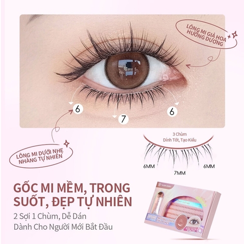 Lông Mi Giả Mlen Diary Mi Dưới 1 Hộp