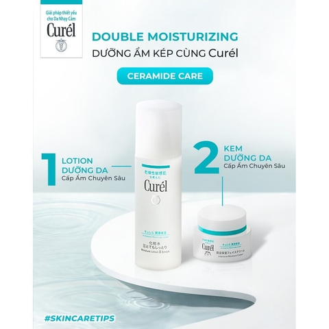 Lotion Dưỡng Da Curél Intensive Moisture Care Facial Lotion III Enrich Cấp Ẩm Chuyên Sâu III 150ml