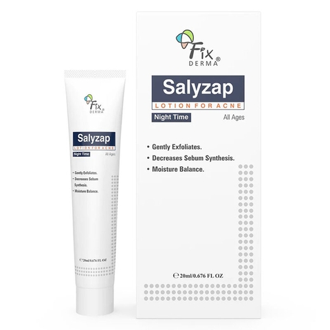 Lotion Trị Mụn Fixderma Salyzap Lotion For Acne (Dùng ban đêm) 20ml
