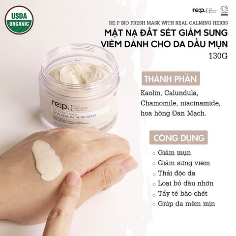 Mặt Nạ Đất Sét Re:p Bio Fresh Mask 130g