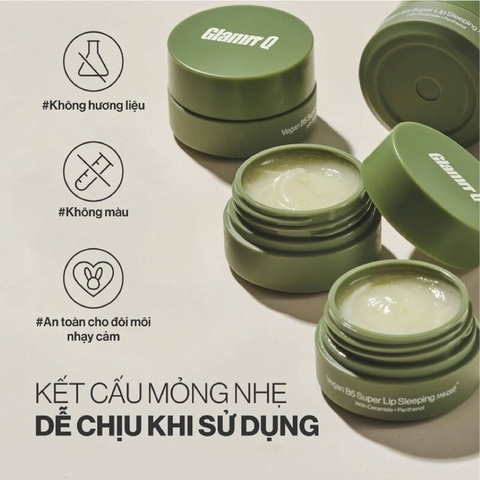 Mặt Nạ Ngủ Môi Glamrr Q Hỗ Trợ Làm Trẻ Hóa 10ml