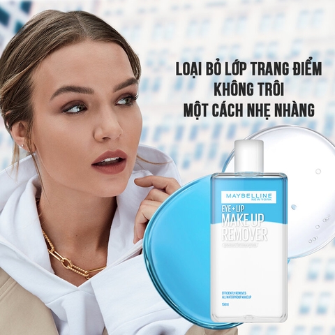 Nước Tẩy Trang Mắt Môi Maybelline Lip & Eye Make Up Remover