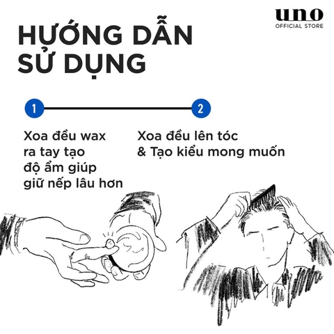 Sáp Vuốt Tóc UNO Tạo Kiểu Định Hình 80g