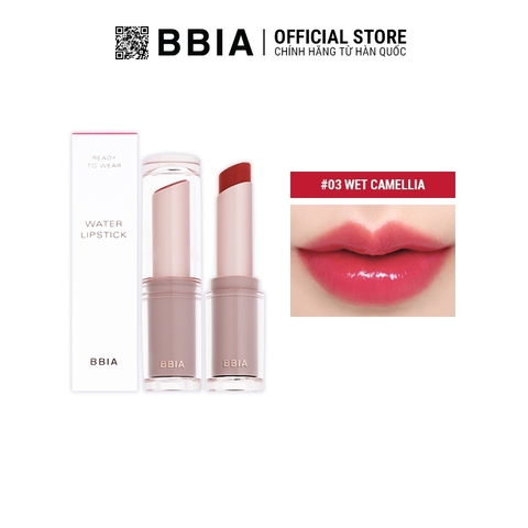 Son Dưỡng Có Màu Thuần Chay Bbia Ready To Wear Water Lipstick 3g