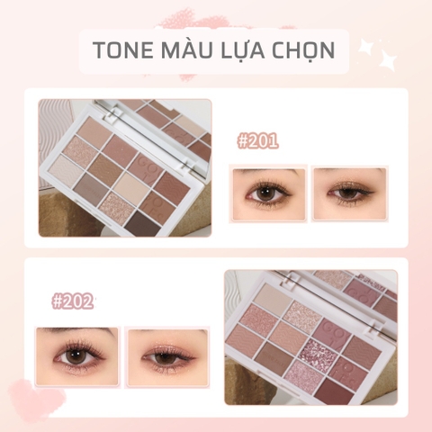 Phấn Mắt 12 Ô Gogo Tables Pink Mist Soft Focus Powder 20g