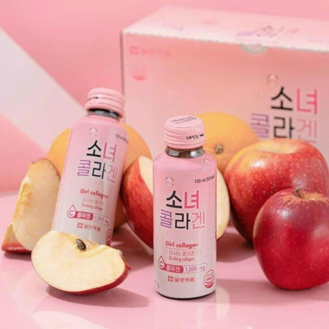 Nước Uống Làm Đẹp Da Girl Collagen Bổ Sung Collagen Và Vitamin C 100ml x 10PCS