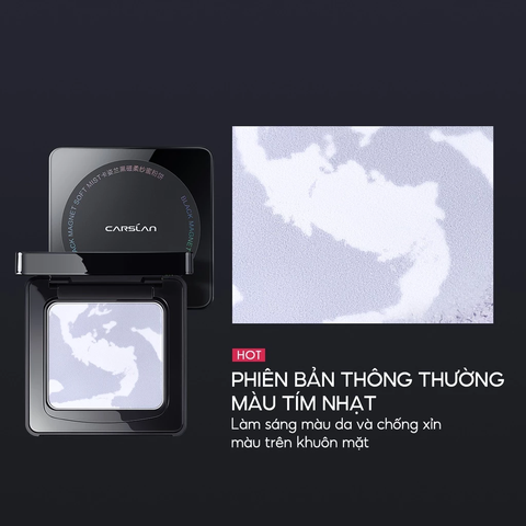 Phấn Phủ Carslan Black Magnetic Soft Mist Powder Dạng Nén 8g