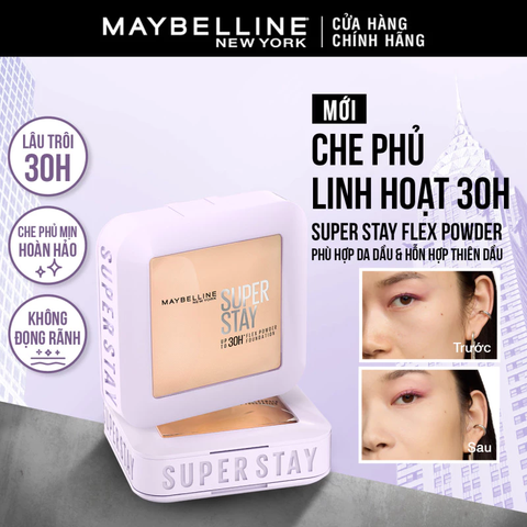 Phấn Phủ Maybelline Super Stay Up To 30H Flex Powder Foundation Dạng Nén 9g