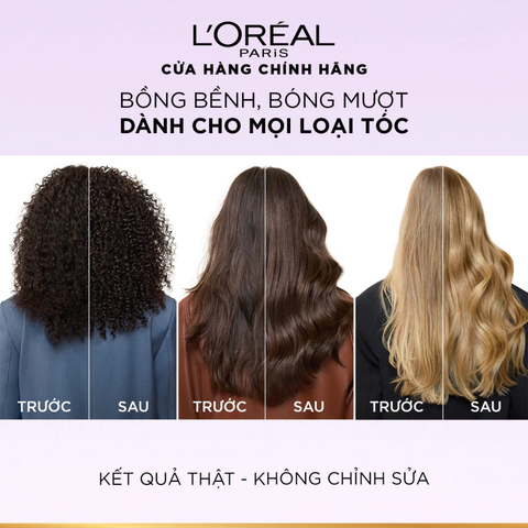 Dầu Xả L'Oreal Paris Eleve Hyaluron Moisture 72h Giúp Tóc Trông Bồng Bềnh Và Mềm Mượt 265ml