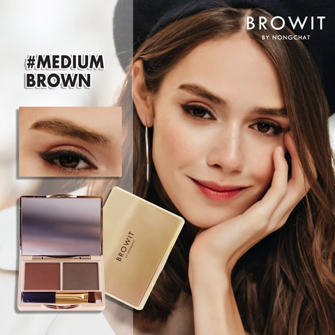 Phấn Kẻ Chân Mày Browit Giữ Màu Lâu Trôi Giúp Dáng Mày Sống Động Easy Drawing Brow Shadow 4g