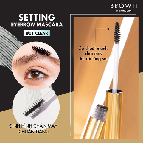 Mascara Định Hình Chân Mày Browit Setting EyeBrow Mascara 2g