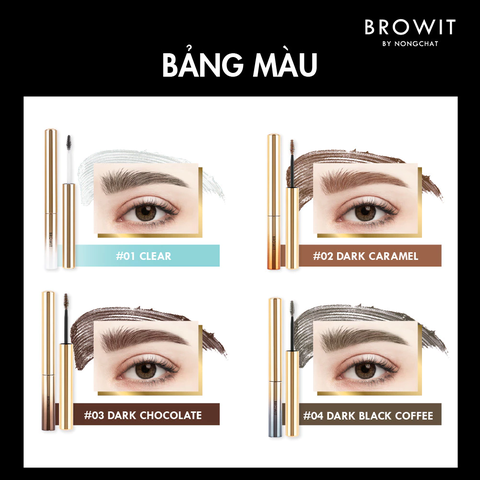 Mascara Định Hình Chân Mày Browit Setting EyeBrow Mascara 2g